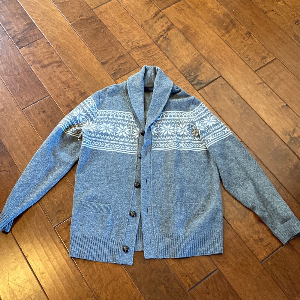 JCrew Snowflake Cardigan